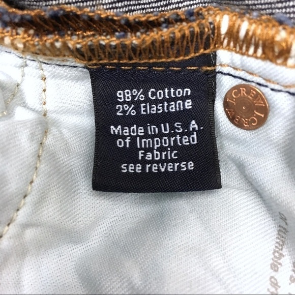 J CREW Jeans Matchstick Straight Leg Ultra Dark Wash Stretch Denim 29S Short - Picture 9 of 14